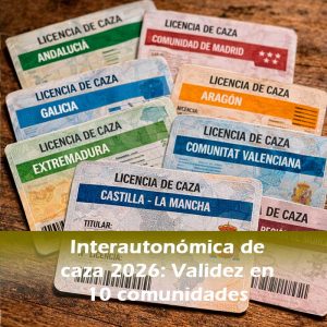 Lee más sobre el artículo ¡Andalucía ya está dentro! Así funciona la nueva licencia interautonómica de caza 2026: validez en 10 comunidades, precio y lo que pasa con las licencias antiguas